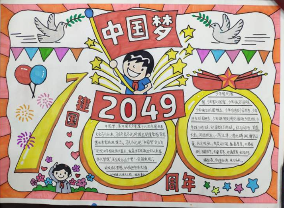 少年強(qiáng)則國強(qiáng)手抄報(bào)簡單又好看