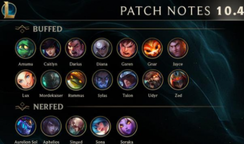 LOL 10.4版本更新速看，增加打野英雄，劍圣蠻王新皮膚