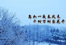 日常生活:忽如一夜春風(fēng)來(lái)是描寫(xiě)的什么季節(jié)