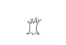 大樹(shù)彩棒畫(huà)的畫(huà)法