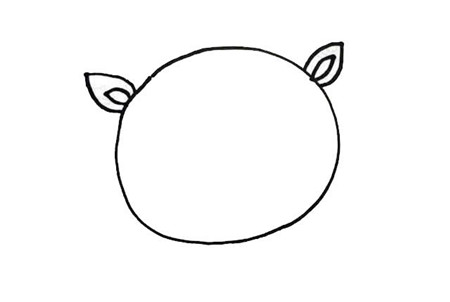 卡通萌萌小鹿簡(jiǎn)筆畫(huà)1