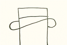 卡通牛仔簡(jiǎn)筆畫(huà)