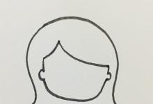 長(zhǎng)發(fā)老師的簡(jiǎn)筆畫怎么畫？