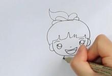如何畫(huà)小女孩跳繩的簡(jiǎn)筆畫(huà)？