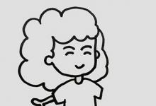 三口之家如何手拉手畫出簡單美觀的簡筆畫？