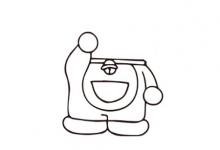 丁當(dāng)貓簡(jiǎn)筆畫步驟
