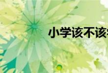小學該不該學習英語輔導班