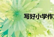 寫好小學(xué)作文的幾個小要點