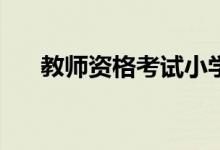 教師資格考試小學(xué)綜合素質(zhì)題型分析？