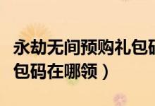 永劫無(wú)間預(yù)購(gòu)禮包碼在哪領(lǐng)（永劫無(wú)間預(yù)購(gòu)禮包碼在哪領(lǐng)）