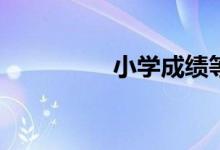 小學成績等級怎么劃分？