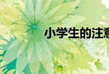 小學(xué)生的注意力有哪些特點？