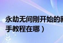 永劫無(wú)間剛開(kāi)始的新手教程在哪（永劫無(wú)間新手教程在哪）