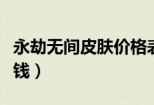 永劫無(wú)間皮膚價(jià)格表（永劫無(wú)間朱雀皮膚多少錢(qián)）