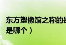 東方塑像館之稱的是哪個石窟（東方塑像館的是哪個）