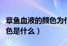 章魚(yú)血液的顏色為什么是藍(lán)色（章魚(yú)血液的顏色是什么）