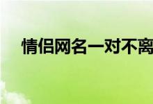 情侶網(wǎng)名一對不離不棄（情侶網(wǎng)名一對）