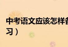 中考語文應該怎樣備考（中考語文應該如何學習）