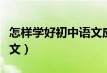 怎樣學(xué)好初中語(yǔ)文應(yīng)對(duì)中考（怎樣學(xué)好初中語(yǔ)文）