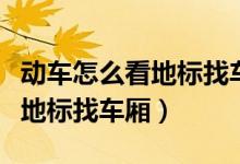 動(dòng)車怎么看地標(biāo)找車廂地標(biāo)顏色（動(dòng)車怎么看地標(biāo)找車廂）