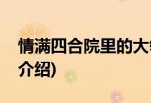 情滿四合院里的大領(lǐng)導(dǎo)是誰(shuí)(情滿四合院劇情介紹)