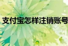 支付寶怎樣注銷賬號（注銷支付寶注意事項）