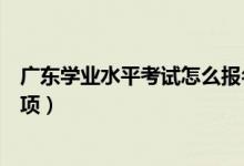廣東學(xué)業(yè)水平考試怎么報名（廣東學(xué)業(yè)水平考試報名注意事項(xiàng)）