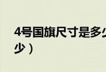 4號(hào)國(guó)旗尺寸是多少（簡(jiǎn)介4號(hào)國(guó)旗尺寸是多少）