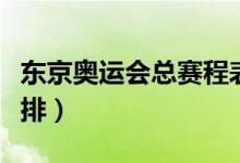 東京奧運(yùn)會(huì)總賽程表（東京奧運(yùn)會(huì)總賽程表安排）
