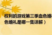 權利的游戲第三季血色婚禮是哪一集（權利的游戲第三季血色婚禮是哪一集詳解）