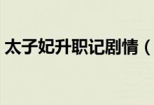 太子妃升職記劇情（太子妃升職記劇情簡(jiǎn)述）