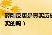 薛剛反唐是真實歷史嗎（薛剛反唐的歷史是真實的嗎）