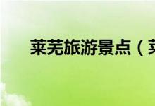 萊蕪旅游景點(diǎn)（萊蕪旅游景點(diǎn)有哪些）