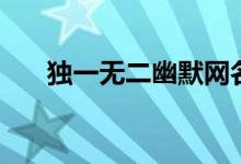 獨(dú)一無(wú)二幽默網(wǎng)名（驚艷的幽默網(wǎng)名）