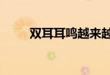 雙耳耳鳴越來(lái)越響（seem過(guò)去式）