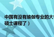 中國有沒有瑜伽專業(yè)的大學(xué)（中國的大學(xué)已經(jīng)開瑜伽學(xué)士和碩士課程了）