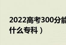 2022高考300分能上什么學(xué)校（300分能上什么專(zhuān)科）