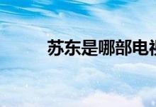蘇東是哪部電視?。阌锌催^嗎）