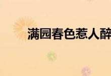 滿園春色惹人醉（滿園春色惹人醉）