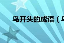 鳥開頭的成語(yǔ)（鳥開頭的成語(yǔ)有哪些）