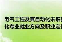 電氣工程及其自動化未來就業(yè)方向（2022電氣工程及其自動化專業(yè)就業(yè)方向及職業(yè)定位）