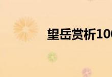 望岳賞析100字（望岳賞析）