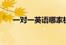 一對一英語哪家機構好（有哪些機構）