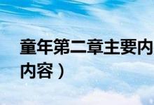 童年第二章主要內容50字（童年第二章主要內容）