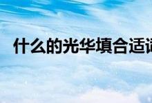 什么的光華填合適詞語(yǔ)（什么的光輝填詞）