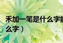 禾加一筆是什么字能變幾個字（禾加一筆是什么字）