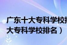 廣東十大?？茖W校排名2021（2022年廣東十大?？茖W校排名）