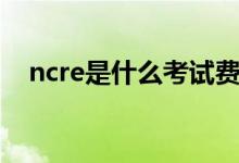 ncre是什么考試費用（ncre是什么考試）