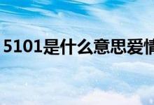 5101是什么意思愛(ài)情（510是什么愛(ài)情意思）