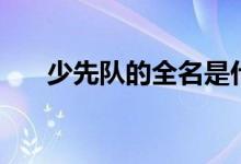 少先隊(duì)的全名是什么（少先隊(duì)的來歷）